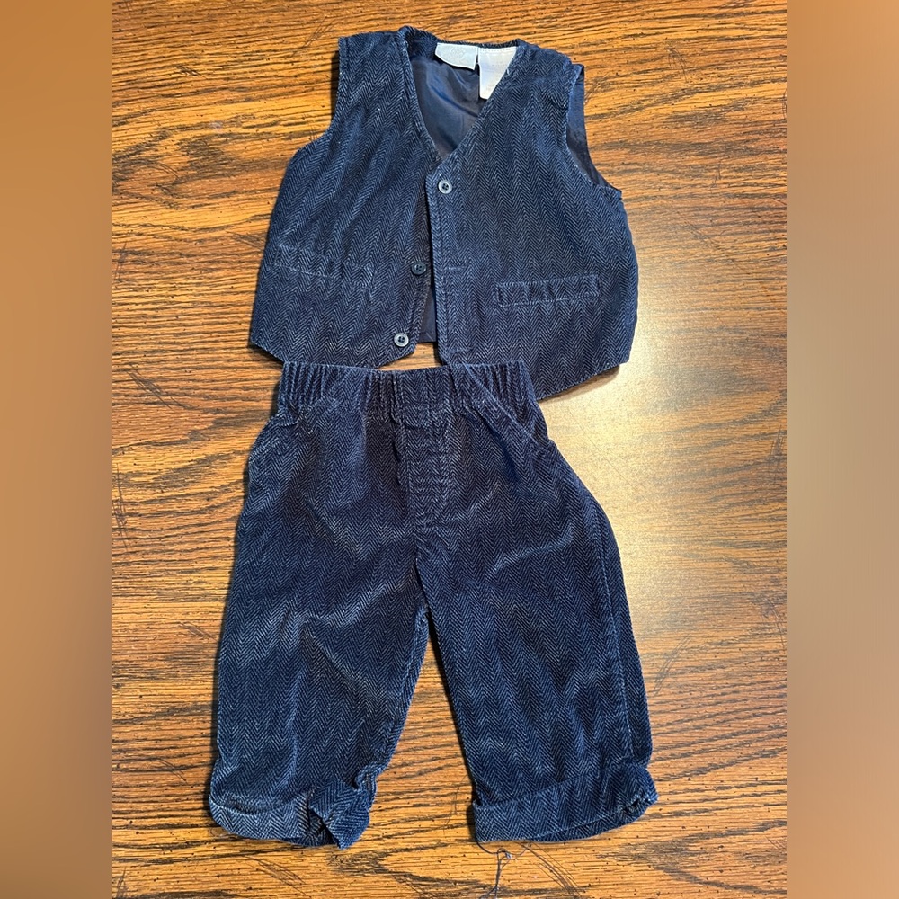 FAO Schwarz boys 3 month dress up velour matching outfit set B1G1 50% off